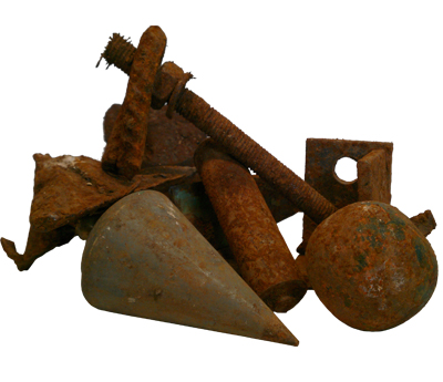 Schrott, Schredderschrott, Scherenschrott, schwerer Schrott, Schienenschrott, Nagelschrott, Trägerschrott